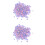 1600Pièces Accessoires Patchs Lavande Fleurs Sequins Pour Vêtements 5