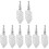 8Pièces Cuillères Absinthe Élégantes Usage Argentées 3