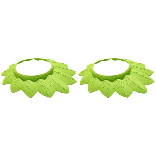 2Pièces Casques Douche Vert Matériel Premium Et Ajustable 1