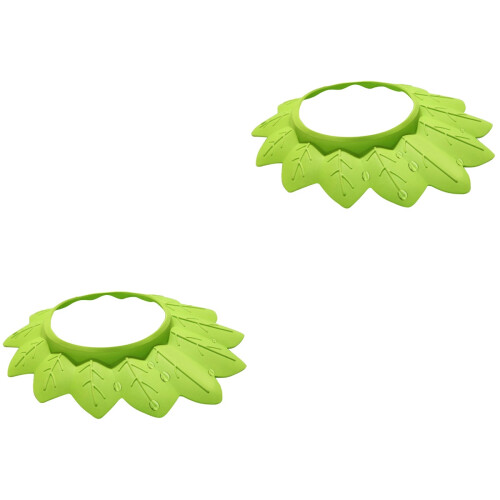 2Pièces Casques Douche Vert Matériel Premium Et Ajustable 2