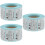 2400Pièces Stickers Warning Suffocation Transport Visible 7