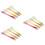 12Pièces Spatules Bicolores Silicone, Beurre 6