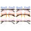 6Pièces Lunettes Ours Multicolores Pour Événement 4
