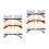6Pièces Lunettes Ours Multicolores Pour Événement 5
