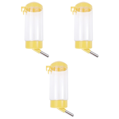 3Pièces Gourde Pour Animaux Avec Accroche Orange 2