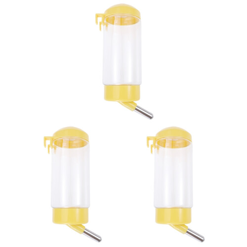 3Pièces Gourde Pour Animaux Avec Accroche Orange 1