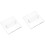 2Pièces Racloir Transparent Multi-Usage Pour Peinture Art 4