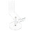 3Pièces Support Transparent Ciseaux Antidérapant Multi-Usage 2