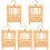 5Pièces Cage Suspendue En Bambou Multi Couleur Pour Petits Animaux 4