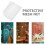 3Pièces Filet Protection Pe Anti- Pour Aquarium 8