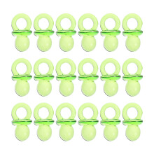 250Pièces Sucettes Miniatures Vertes Pour Baby Shower
