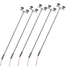 15Pcs Miniature Park Lamp Metal ABS for DIY Mini House Decoration