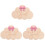 3Pièces Panneaux Annonce Bébé Bois Nuage Décoration Douce 3