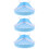 3Pcs Plastic Triangle Rabbit Litter Box Sky-Blue Small Pet Cage Toilet 10