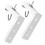 3Sets White L-Shaped Projector Screen Wall Mount Brackets 1