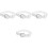 4Pcs Elastic White Softballs Belt Adjustable PU Baseball Belt 4