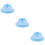 3Pcs Plastic Triangle Rabbit Litter Box Sky-Blue Small Pet Cage Toilet 11