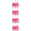 4Pcs Cute Pink Plastic Pirate Chest Small Treasure Storage Box 9