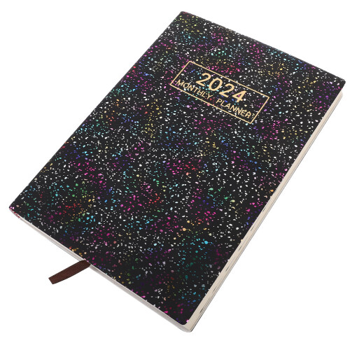 3Pcs Portable Black Office Planner Books Paper Note Pads
