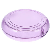 5Pcs Compact Purple Denture Storage Case Pc Material Portable Holder