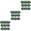 30Pcs Breathable Green Mulch Rings for Tree Root Barrier 6