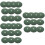 30Pcs Breathable Green Mulch Rings for Tree Root Barrier 8