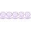 5Pcs Compact Purple Denture Storage Case Pc Material Portable Holder 11