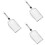 3Pcs Metal Cat Litter Scoops Durable Litter Box Tools 8