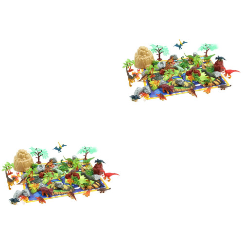 100St Kinderdino Speelgoed, Stevige Plastic Figuren Voor Creatief 2