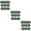 30Pcs Breathable Green Mulch Rings for Tree Root Barrier 10