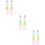 6Pcs Cartoon Bubble Wands Safe Easy-Use for Children 11