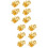 12Pcs Adjustable Gold Earring Backs Copper Ear Lifters for 7
