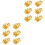 12Pcs Adjustable Gold Earring Backs Copper Ear Lifters for 3