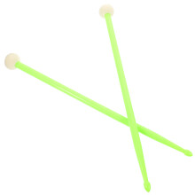 3Paren Lichtgroene Nylon Drumsticks Dubbelzijdig Voor Diverse Drums