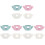 12Pcs Baby Bottle Protectors Silicone Nursing Bottle Covers Assorted 2