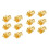 12Pcs Adjustable Gold Earring Backs Copper Ear Lifters for 4