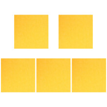10Pcs Yellow Felt Panel for Office and Music Room Use