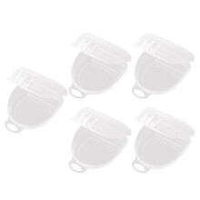 10Pcs Transparent Holder Boxes Easy Carry Tooth Storage Cases