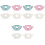 12Pcs Baby Bottle Protectors Silicone Nursing Bottle Covers Assorted 3