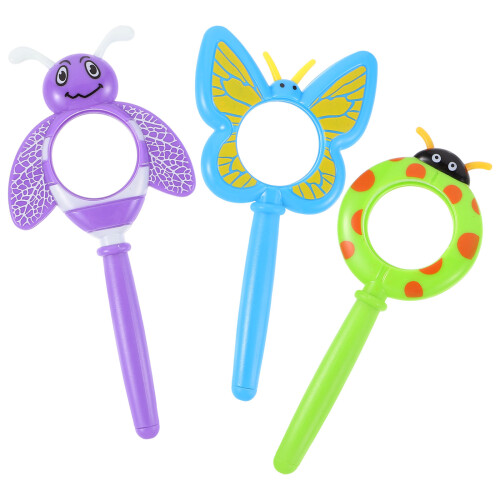 9Pcs Handheld Plastic Magnifier for Kids Assorted 2
