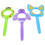 9Pcs Handheld Plastic Magnifier for Kids Assorted 8