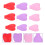 27Pcs Flexible Makeup Brush Protective Covers Silicone Assorted Colors 10