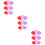 27Pcs Flexible Makeup Brush Protective Covers Silicone Assorted Colors 9