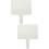 2Pcs Double Sided Handheld Whiteboards Dry Erase Student Paddles 9