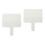 2Pcs Double Sided Handheld Whiteboards Dry Erase Student Paddles 6