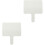 2Pcs Double Sided Handheld Whiteboards Dry Erase Student Paddles 5