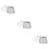 3Pcs Transparent Silver Butter Keeper Plates for Kitchen Fresh Storage 8