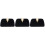 3Pcs Black Decorative Evening Bag Body Handbag 3