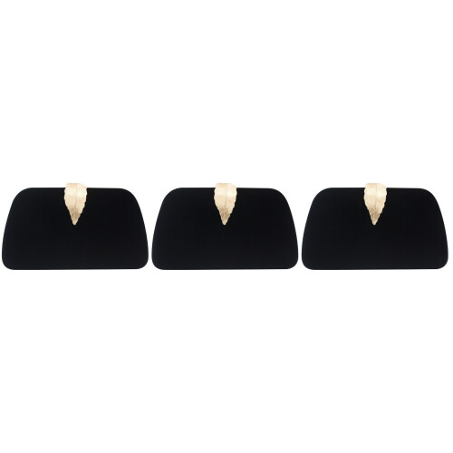 3Pcs Black Decorative Evening Bag Body Handbag 2