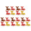 20Pcs Ceramic Chopstick Rest Rack for Home Tableware Holder 6